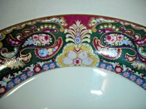 Piatto Muirfield Royal Paisley #8931 Kimberly McSparran diametro 8 3/8" - Foto 11 di 12