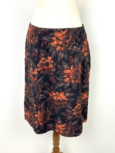 Kate Sylvester New Zealand Womens Silk Skirt Black Floral Pencil Midi Formal 12