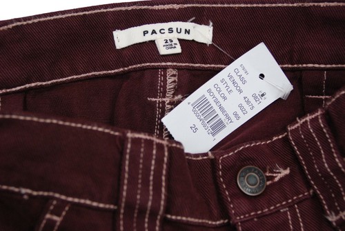 NWT PacSun Boysenberry Skate Shorts, 25, Red - Picture 6 of 6