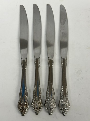 Set of 4 Oneida Community Cherbourg Stainless Steel Dinner Knives - Picture 1 of 2