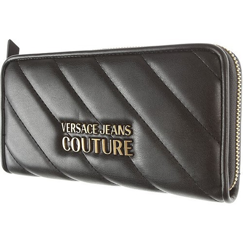 Versace Jeans Couture Black Quilted Wristlet Women's Wallet. Fall/Winter 2022/23 - Picture 2 of 8
