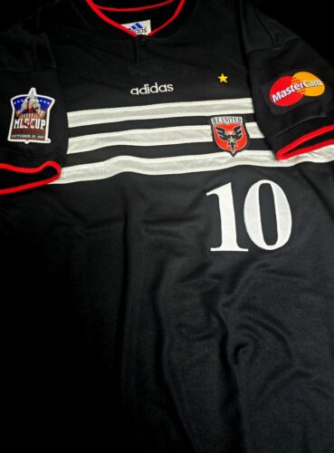 DC United MLS Cup Final 1997 adidas Marco Diablo Etcheverry Home Soccer Jersey - Picture 3 of 5