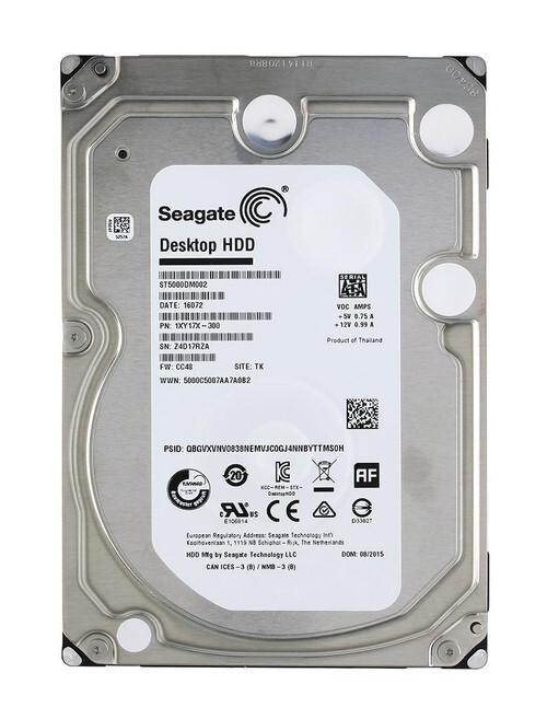 Seagate Hard Drive 5TB 7.2K SATA 3.5inch 6Gbps HDD