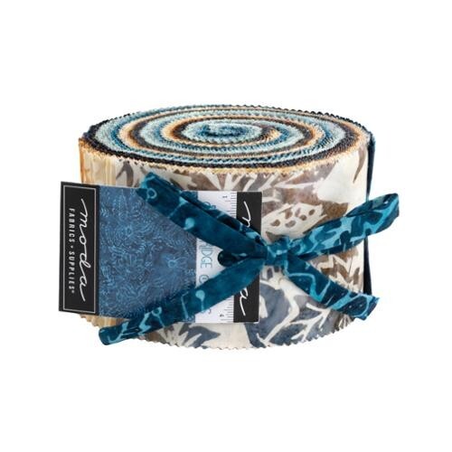 Jelly Roll - Blue Ridge Batiks Moda 2.5" Strips Cotton Fabric Precuts M524.45