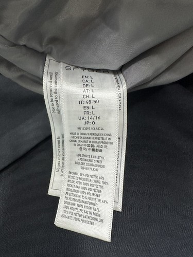 Spyder schwarz isolierte Damen isolierte Skihose, Large-schwarz Einzelhandel $ 149 neu ohne Etikett - Bild 13 von 17