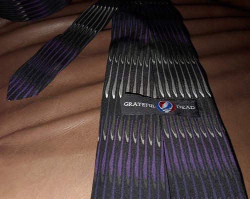 Greatful Dead 100% Silk Men's Neck Tie RAIN 5TH Set 1996 - Picture 4 of 5