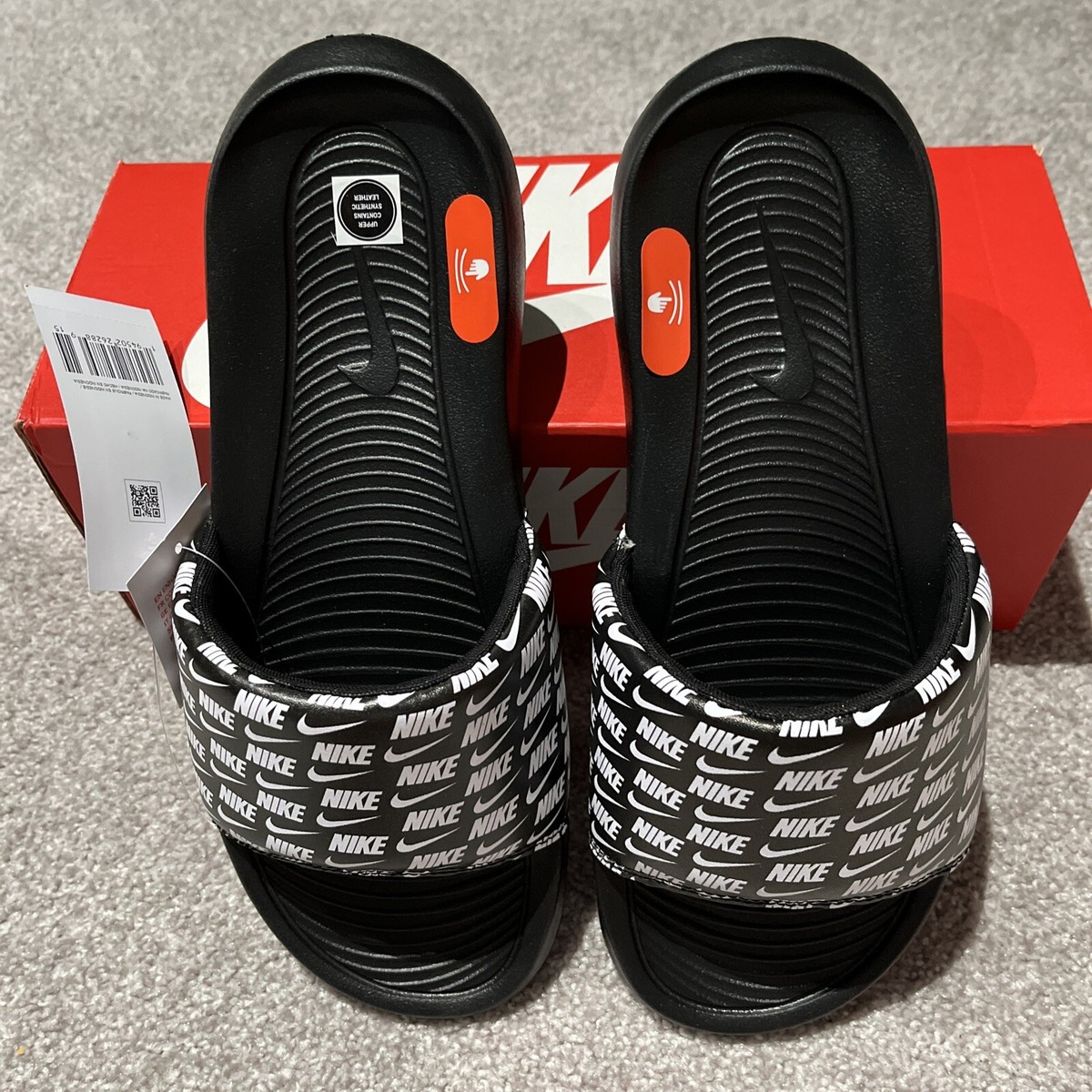 ナイジェル Nike Men's Victori One Print Slides CN9678-006 Sandals New