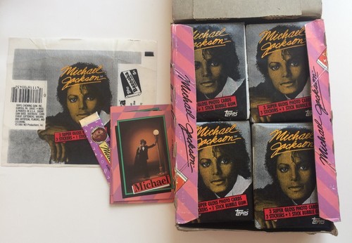 1984 Topps Michael Jackson Wax Box - Picture 4 of 5