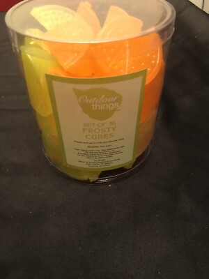 Outdoor Things Frosty Cubes 36 Pcs-Reusable-Freeze And Use To Chill Your Drinks