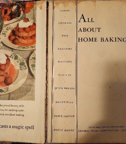 Vintage All About Home Baking Home Ec Textbook 3rd Edition 1935 - Bild 3 von 6