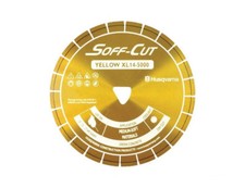 Husqvarna Excel 5000 5" Yellow Soff Cut Ultra Early Entry Diamond Blade