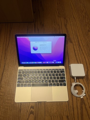 MacBook Air 12,2016/Fully Functional/8G RAM/512G/ATTN:Rose Gold Screen+Gold Body