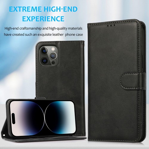For iPhone Detachable Magnetic Cover Case Flip Leather Wallet Card Slots Stand - Picture 26 of 95