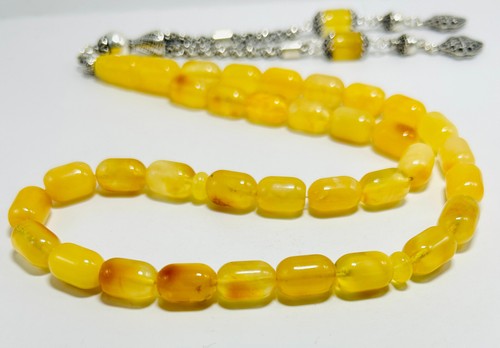 Tesbih Damla Original hakiki Kehribar Tespih Rosary Amber Bernstein Gebetskette - Bild 6 von 19