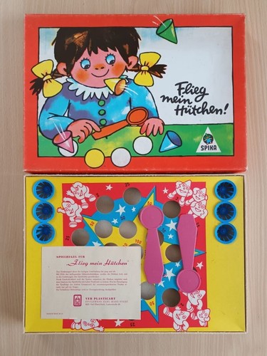 DDR Spiel "Flieg mein Hütchen!" von SPIKA VEB PLASTICART, Hütchenspiel, Wuppdich - Bild 5 von 6