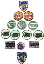 14 Assorted 7-Variety Collectible Sports Officials Iron / Sew On Patches