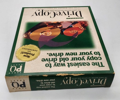 1997 PowerQuest DriveCopy Software 3.5" Disk with Box & Manual - Picture 7 of 24