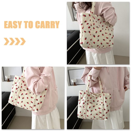 3 Count Tote Shopping Bags Crossbody Purse for Women Cute Shoulder - Picture 12 of 12