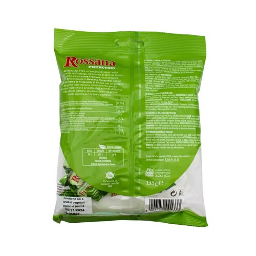 Fida Rossana Pistacchio Hard Filled Candy Pistachio 135 Grams Pack of 2 Impor... - Picture 4 of 4