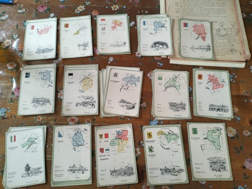 Juego de cartas muy antiguo - Suiza - Jeu Des Cantons - Juego Cantons, 2. Edición - Imagen 6 de 22
