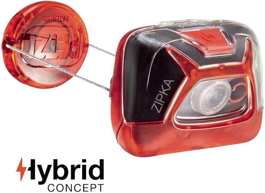 Torcia da Testa LED Zipka, RossoPETZL Torcia da Testa LED Zipka, RossoPETZL