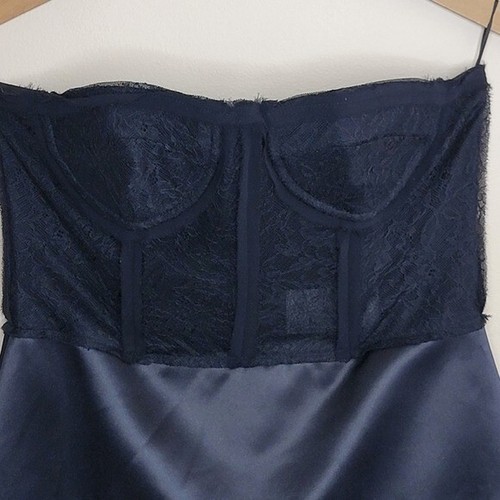 Nuevo con etiquetas Vestido Zara Studio Edición Limitada Negro Bustier Sin Tirantes Línea A Midi Mediano - Imagen 4 de 11