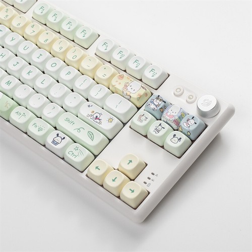 Cute Pochacco Theme Keycaps PBT MOA Height For Cherry MX keyboard - Picture 3 of 6