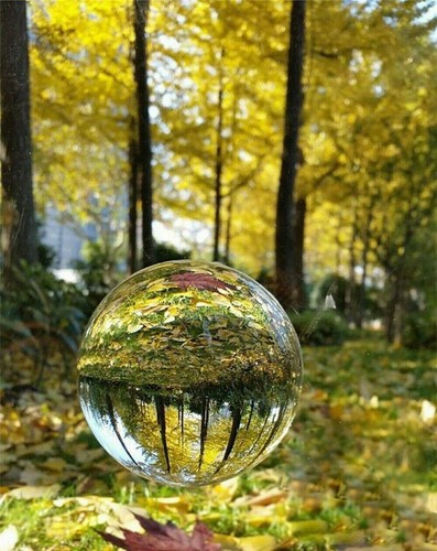 100mm Photography Crystal Ball Sphere Decoration Lens Photo Prop Lensball Clear - Picture 5 of 13