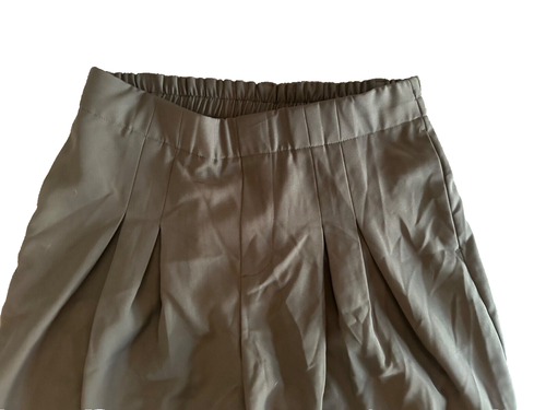 Halara High Waisted Side Pocket Wide Leg Work Pants in Taupe Size LG NWT - Picture 6 of 6