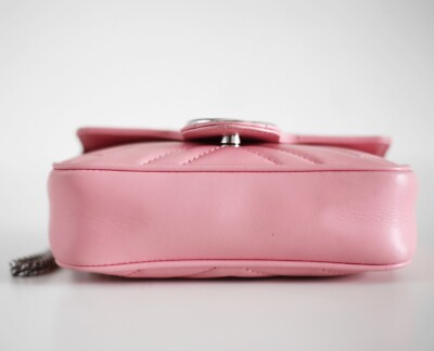 【希少】ch!iiibag chiiiibag Mini Bag ピンク Gucci GG Marmont Super Mini Crossbody Bag/Wallet on Chain