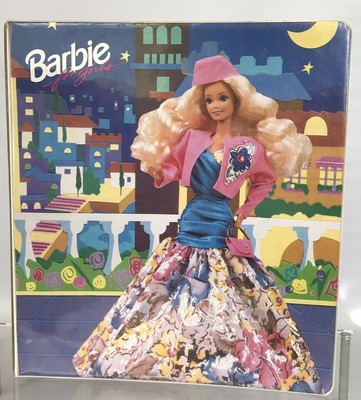 1999 BARBIE COLLECTOR CLUB 3 Ring Binder EC