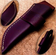 Handmade Fixed blade Knife Leather Sheath Holster vertical Horizontal carry