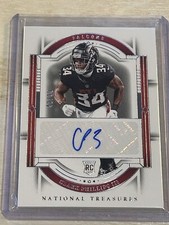 CLARK PHILLIPS III 2023 National Treasures Rookie Autograph /99 FALCONS Sh