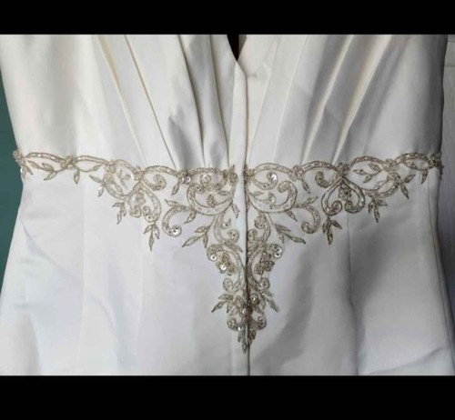 davids bridal wedding dress - Picture 3 of 4
