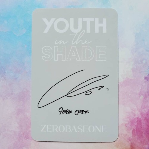 Tarjeta de fotos de mini álbum ZEROBASEONE YOUTH IN THE SHADE - Imagen 28 de 112