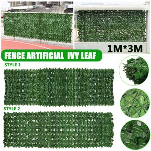 118x39'' Artificial Faux Ivy Leaf Privacy Fence Screen Hedge Decor Panel Garden 118x39'' Artificial Faux Ivy Leaf Privacy Fence Screen Hedge Decor Panel Garden