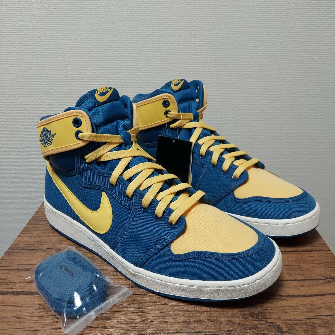 DO5047-407 Nike Air Jordan 1 KO True Blue Topaz Gold Laney