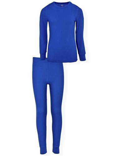 Athletic Works Boys Thermal Waffle Underwear Set-Royal Blue-Large (10/12)-NWT - Picture 3 of 3