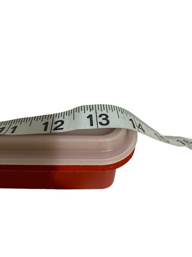 Vintage Tupperware Cake Server / Storage 290-12 color- Paprika with Fitting Lid - Picture 5 of 22