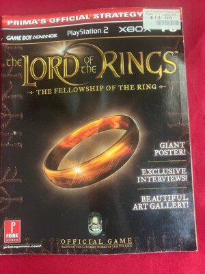 The LORD of the RING The Fellowship of  Official Strategy Guide Prima Games K1