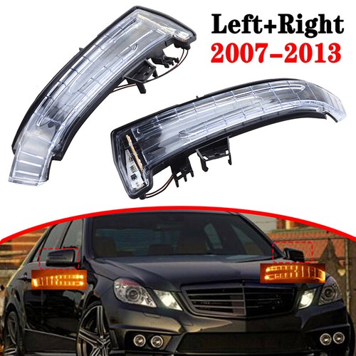Mirror LED Indicator Turn Signal Light 2PCS Fits Mercedes Benz W204 W212 W164 - Foto 1 di 7