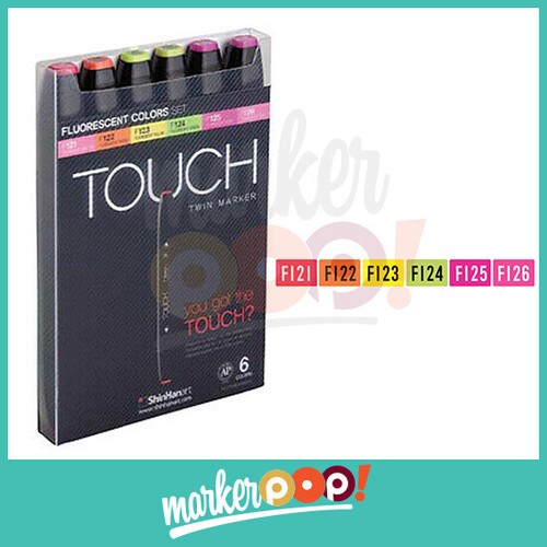 ShinHan Touch Twin Marker Set Of 6 Collection US AUTHORIZED RETAILER - Picture 3 of 7