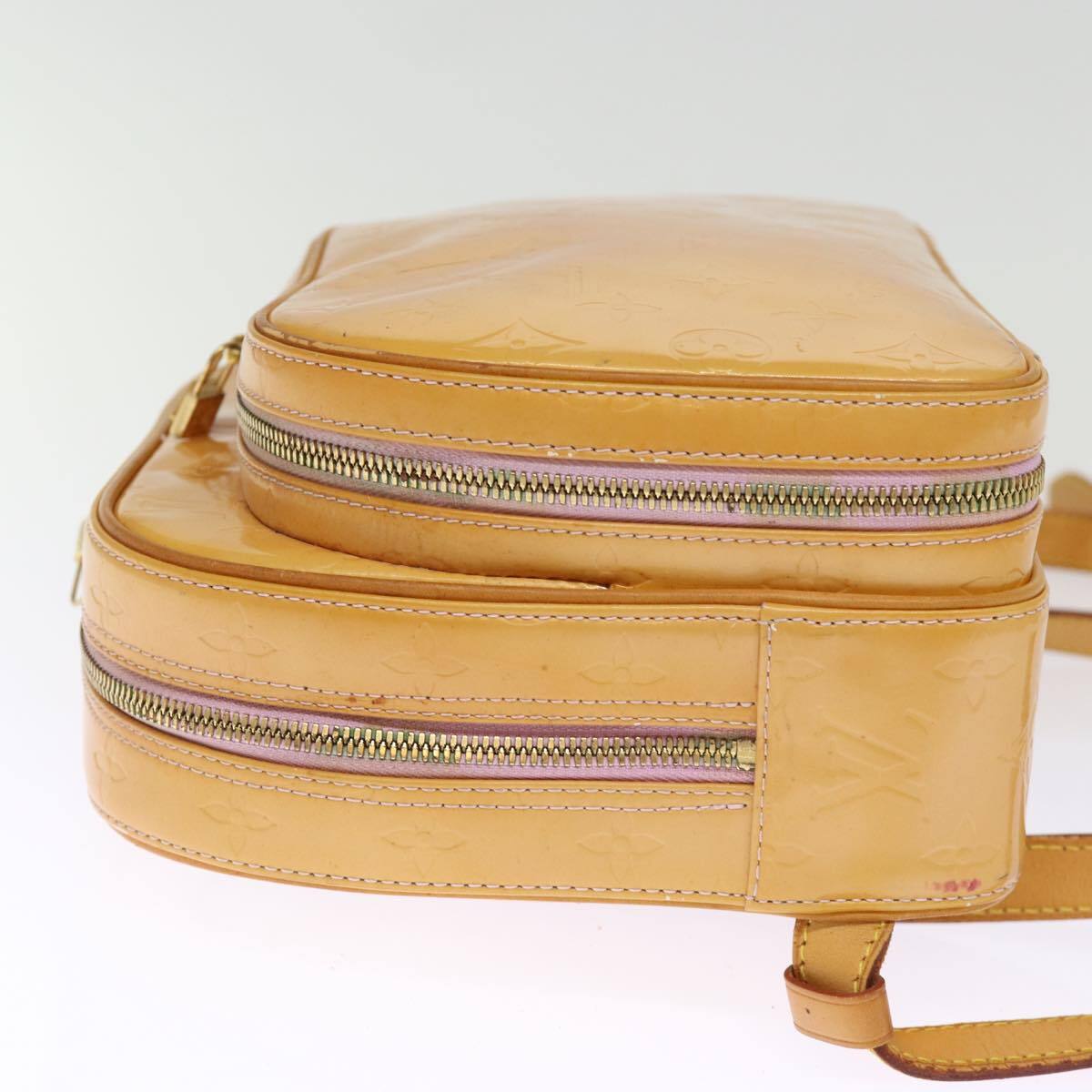 LOUIS VUITTON Monogram Vernis Marley Backpack Marshmallow Pink 