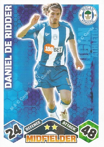 TOPPS Match Attax 2009/10 09/10 Premier League BASE CARDS 2009 / 2010 181-360 - Picture 154 of 181