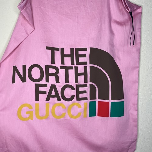 GUCCI x The North Face Ivory Backpack Rucksack 650288 Pink Leather Strap Bag - Picture 20 of 21
