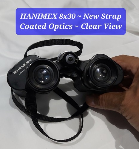 HANIMEX 8x30 Binoculars ~ New Strap ~Coated Optics ~ Very Good Working Condition - Picture 13 of 13