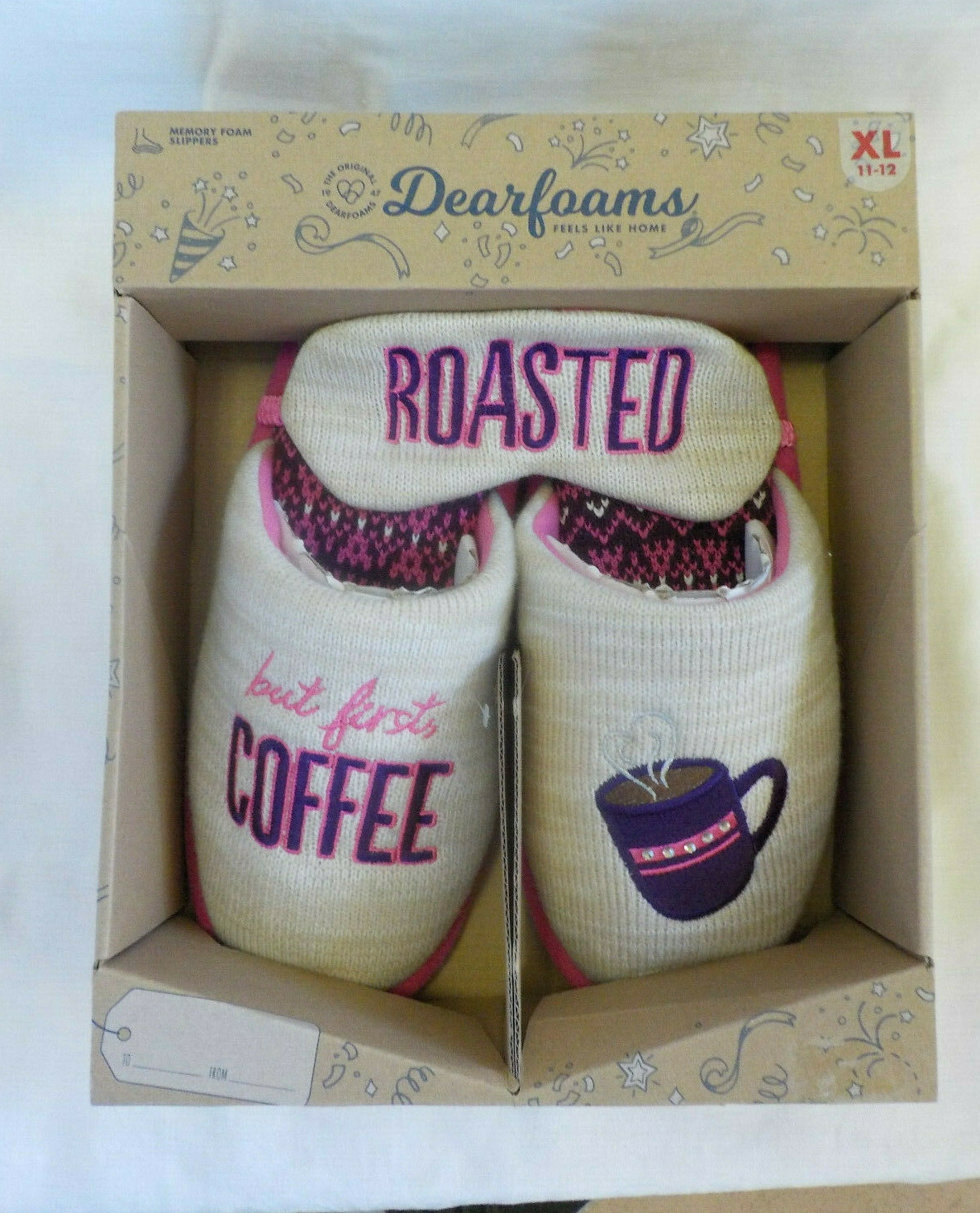 dearfoam cat nap slippers