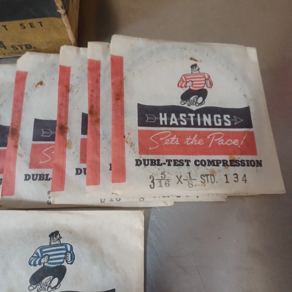 Комплект поршневых колец Hastings NOS 134 стандартные - Изображение 3 из 4