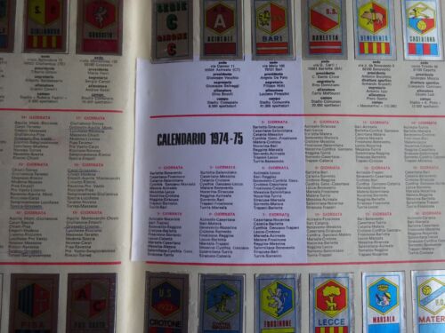 PANINI - CALCIATORI 1974/75 - COMPLETO IN BUONO STATO - - Foto 16 di 20