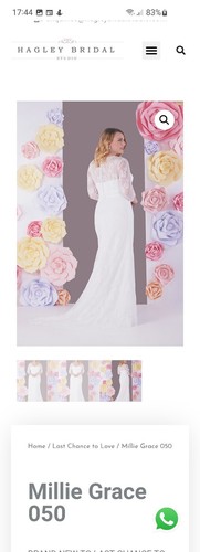 Millie May Wedding dress size 22 used - Picture 6 of 6